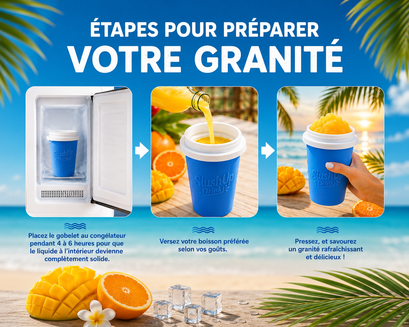 Cup à Granité Instantané SlushUp Drink